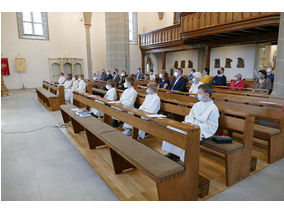 Dankgottesdienst der Kommunionkinder (Foto: Karl-Franz Thiede)